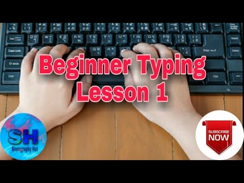 Beginner Typing Lesson 1 | Learn Typing Fast | Learn Typing | Typing Practice | English typing