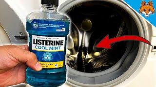 Dump Mouthwash in your Washing Machine and WATCH WHAT HAPPENS