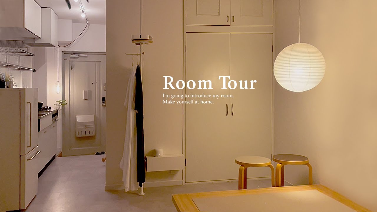 [Экскурсия по комнате] japandi ｜ Минималистская жизнь в одиночестве  Простая студия ｜ Старая комната