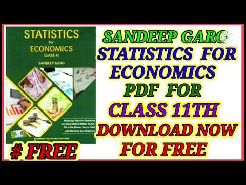 Free Sandeep Garg Statistics For Economics Book Pdf Class 11th Sandeep Garg Youtube Free Sandeep Garg Statistics For Economics Book Pdf Class 11th Sandeep Garg Youtube