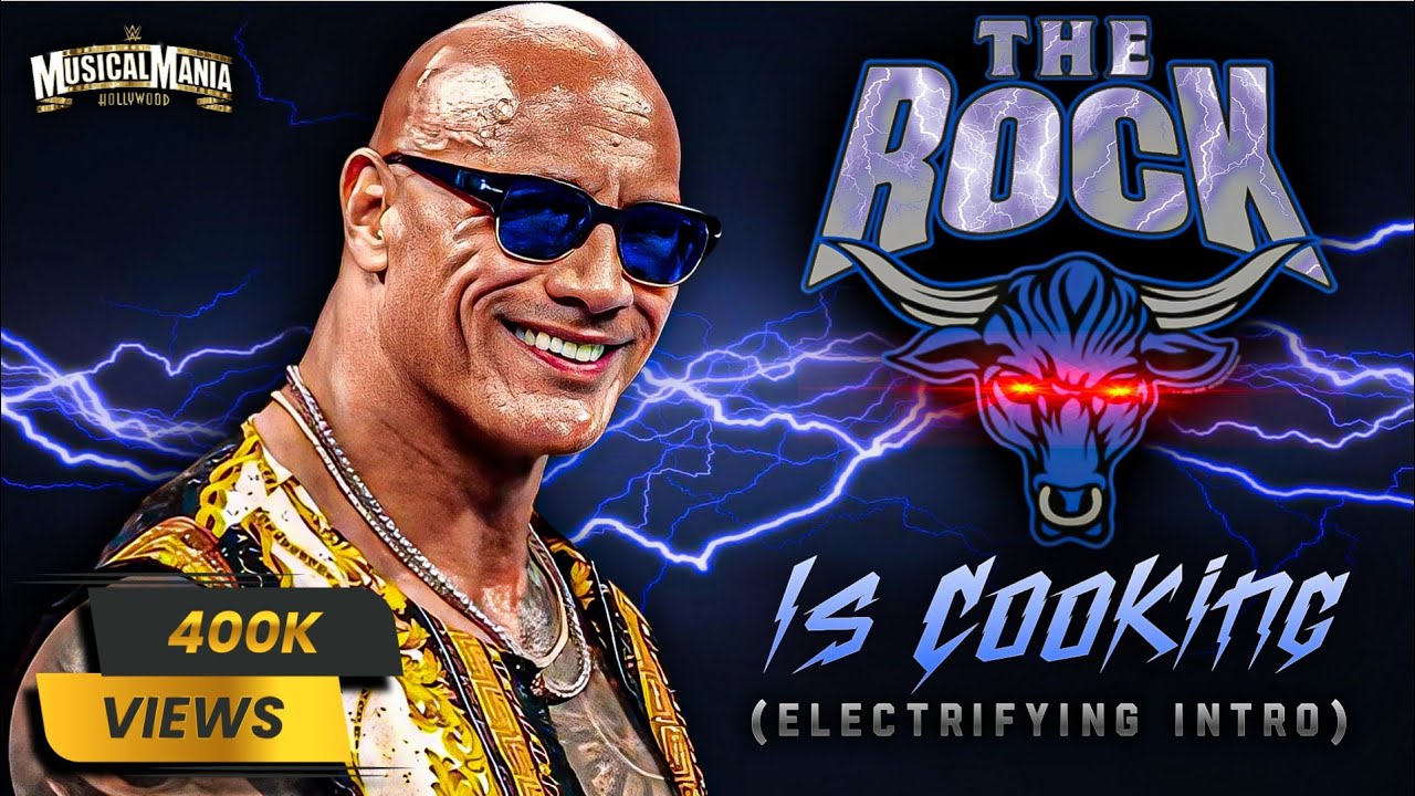 The Rock IS COOKING Electrifying Intro Official Theme Song 2024 Wwe MusicalMania