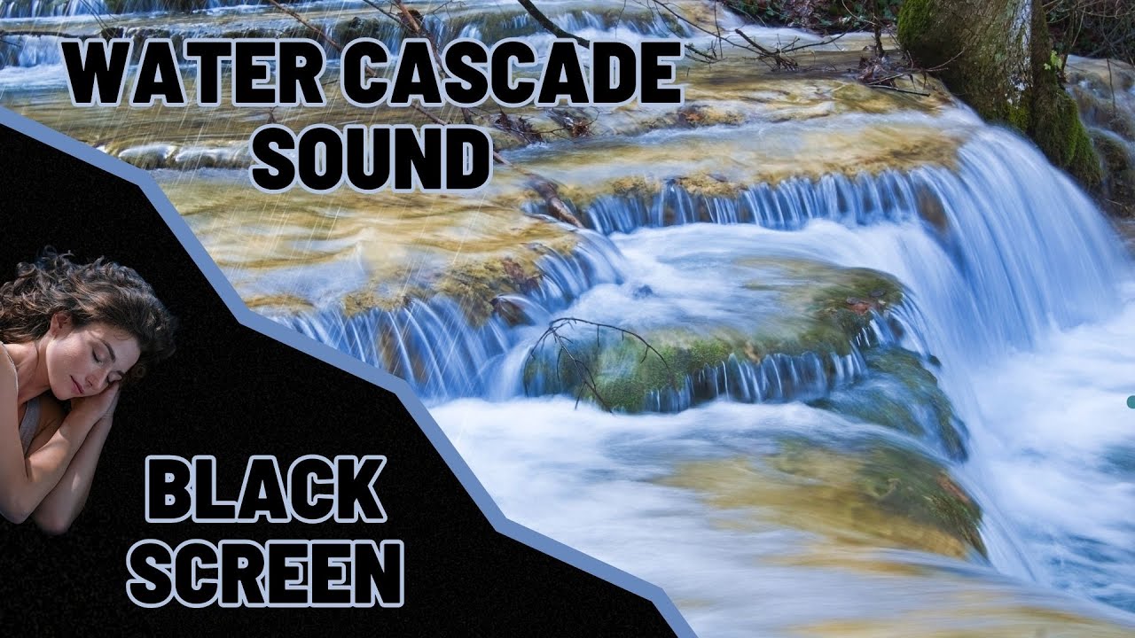 Water Cascade Sound | Relaxing Audio | Natural White Noise | Fast Way ...