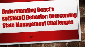 Understanding React