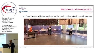 ICAPS 2015: "Mixed-Initiative Planning and Execution for Multiple Drones in Search and Rescue ..."