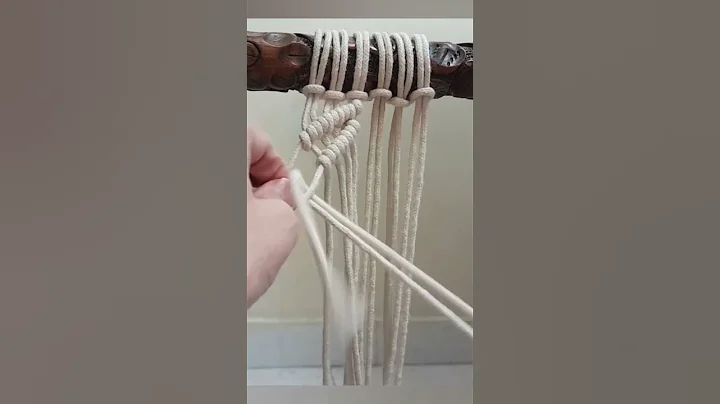 #shorts  A beautiful decorative texture with macramé