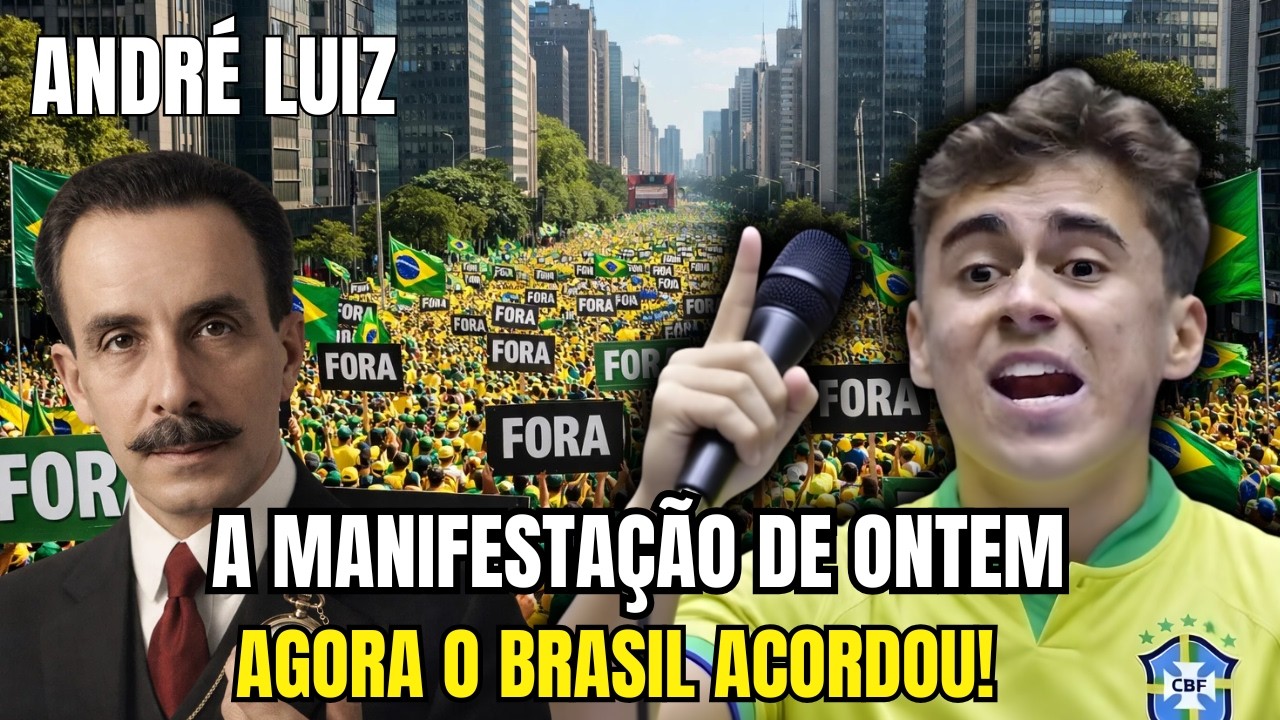 MAIS QUE POLÍTICA, UMA ORAÇÃO: O BRASIL ACORDOU E MOSTROU SUA FORÇA  NAS MANIFESTAÇÕES|  ANDRÉ LUIZ