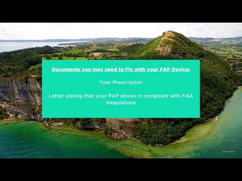 Flying with your React Health PAP Device - YouTube