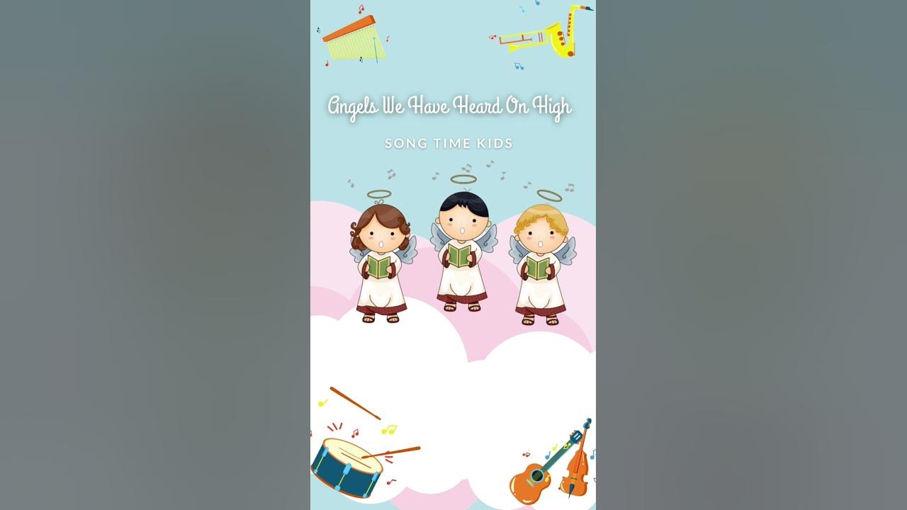 Angels We Have Heard On High | Song Time Kids (Christmas Songs) #shorts