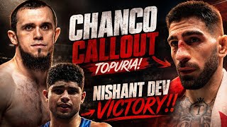Chanco Callout Ilia Topuria Nishant Dev 1St Round Victory In Boxing Fight