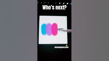 Name series 🎨~pick 3 colors|Procreate #satisfying #sub #requestedvideo #art #nameart #shorts