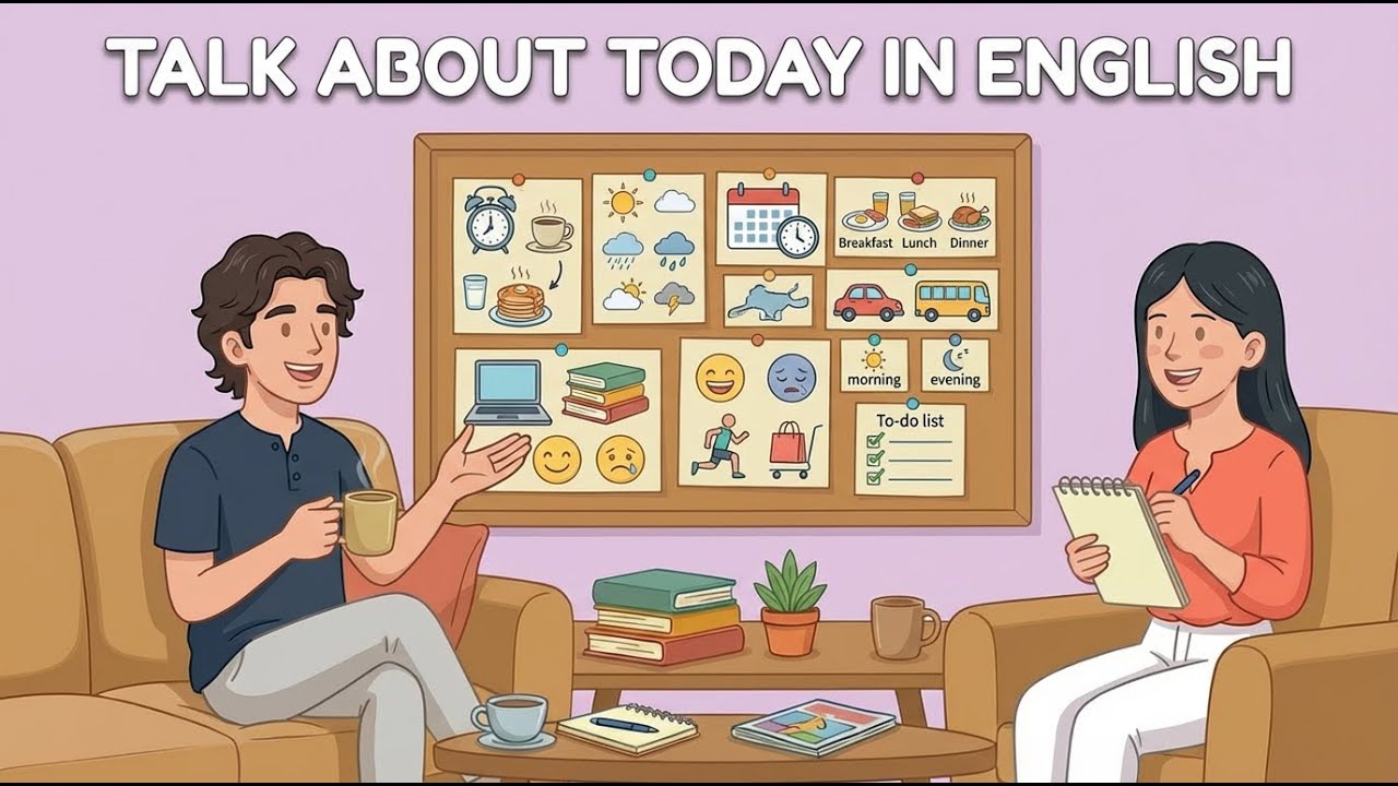 How To Talk About Today in English | English Podcast | English Learning