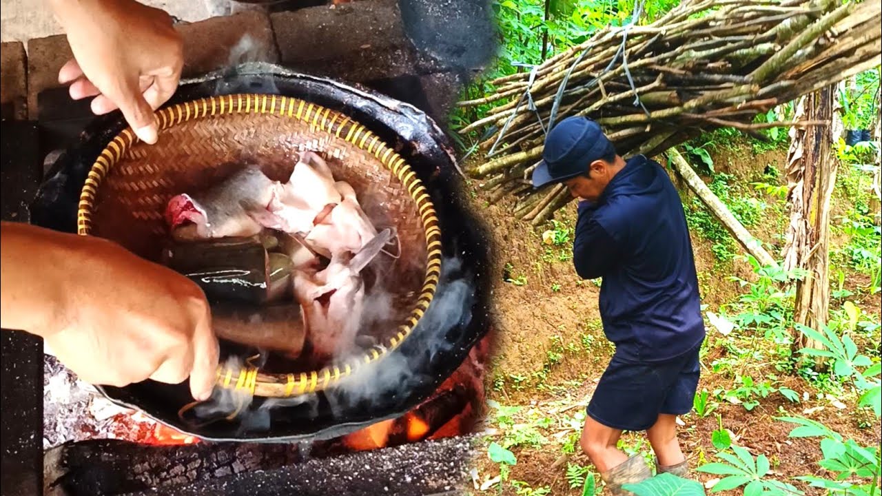 Ambil kayu bakar next bikin sambal lele yang sangat enak untuk makan siang