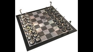Jurassic Chess- Dinosaur Chess Set Produced in Pewter screenshot 4