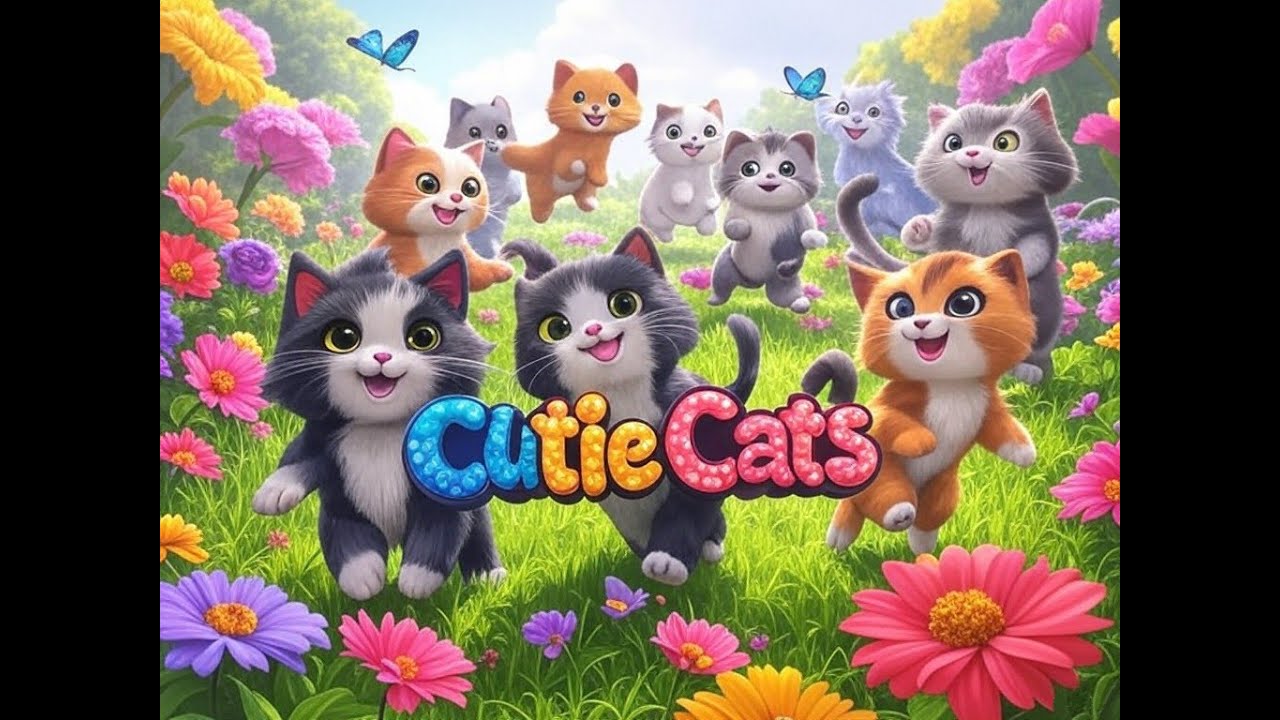 Cutie Cats (2025 Fun Kids Song) - YouTube