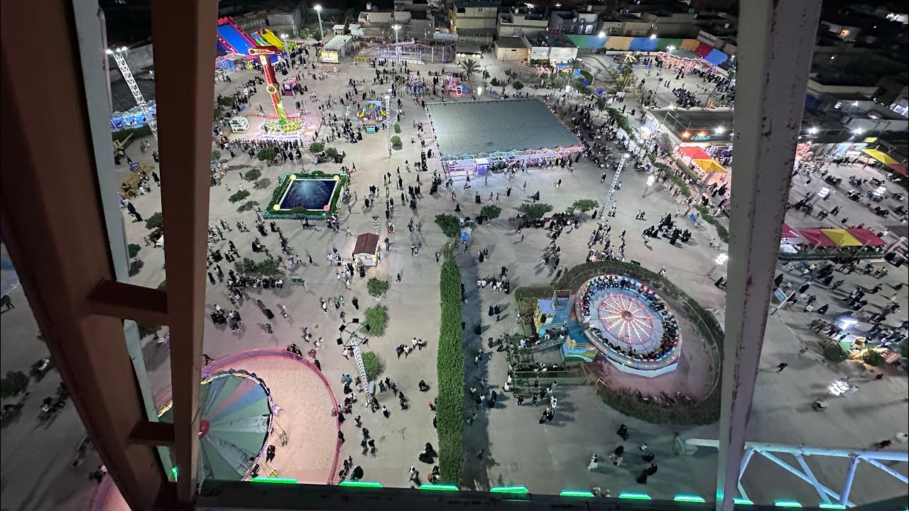 اجواء العيد في مدينة العاب نوارس كربلاء