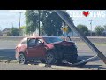 SUV VS Power Pole Crash on US Highway 50 in Swink, Colorado on May 23, 2026