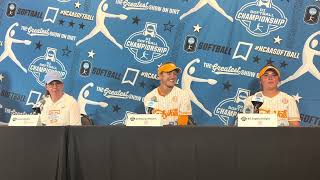 Tennessee Softball Pitcher Karlyn Pickens, More REACT to Game One Supers Win Over Georgia
