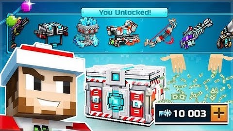 I SPENT 10,000 KEYS ON SUPER CHEST CRATE OPENINGS!! AND UNLOCKED SO MANY THINGS | Pixel Gun 3D