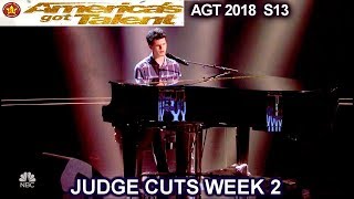 Joseph O'Brien Original Song 'The Average' his 2nd Chance America's Got Talent 2018 Judge Cuts 2 AGT