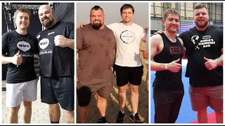 6&#39;3&quot; guy next to WORLD&#39;S STRONGEST MEN (Eddie Hall, Brian Shaw, Stoltman, Thor Bjornsson) (part 1)