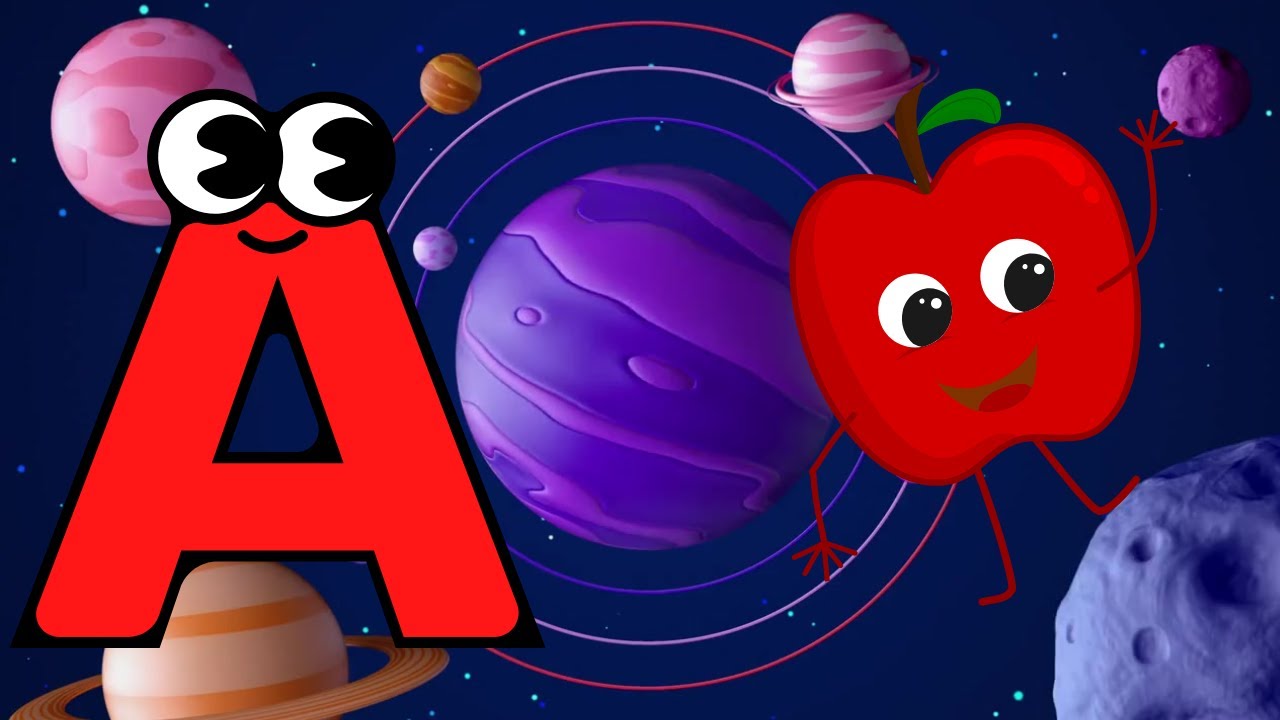 ABC with Planets | Learn Alphabets with fun | Kids Adventure fun music ...