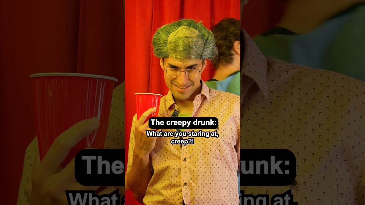 The different types of drunks 🤪😭😂 #shorts #funny #comedy #party #humor