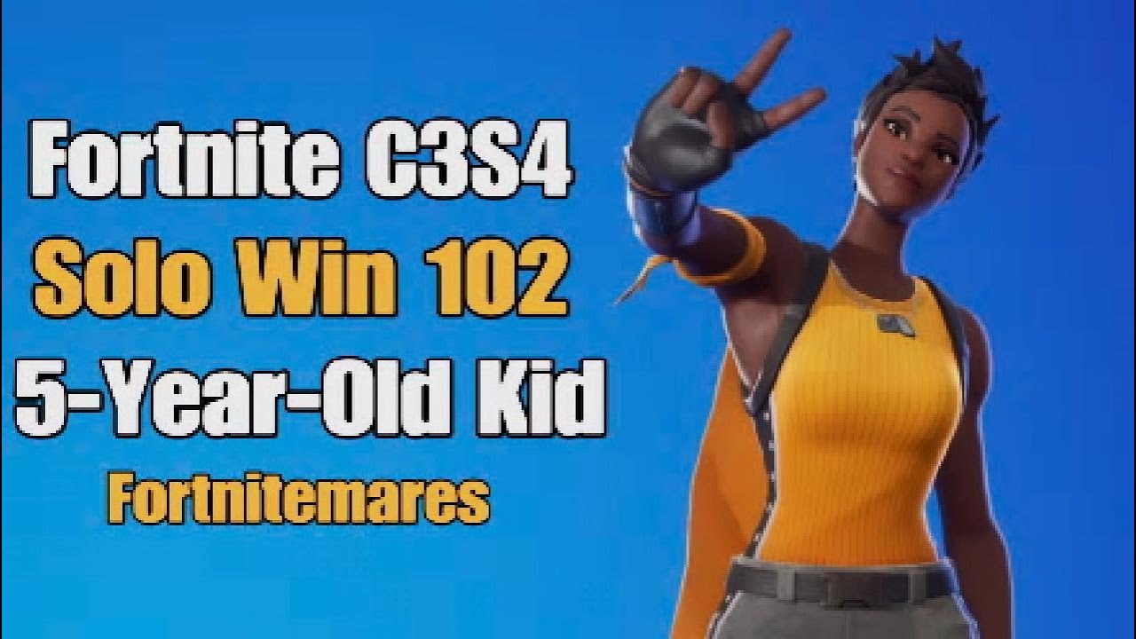 5 Year Old Kid Gets Solo Fortnite Win 102 Fortnite C3S4 Highlights 5-year-old-kid-gets-solo-fortnite-win-102-fortnite-c3s4-highlights