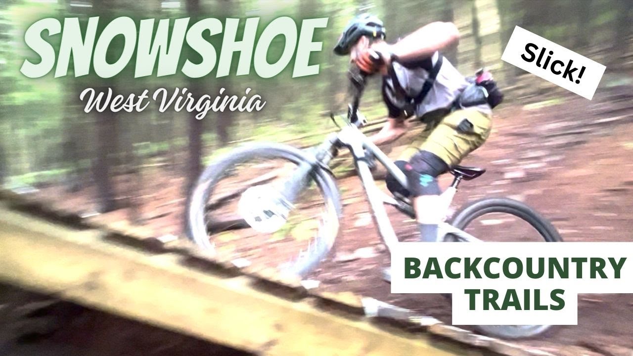 Snowshoe Backcountry Trails are SLICK!!! YouTube