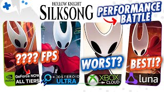 Hollow Knight SILKSONG on XBOX Cloud, GeForce NOW, Boosteroid & Amazon LUNA
