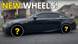 Installing my BRAND NEW WHEELS for the Lexus IS300