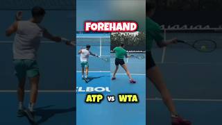 NA SUA OPINIÃO QUAL O PADRÃO DE FOREHAND MAIS EFICIENTE NO TÊNIS (ATP ou WTA)