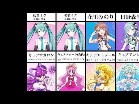 プロセカの声優さんが演じたプリキュアキャラまとめ Youtube