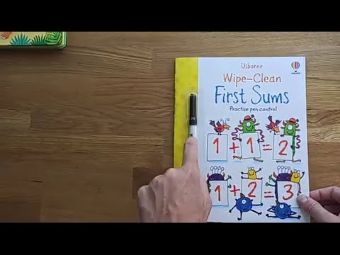 Wipe clean First Sums Usborne