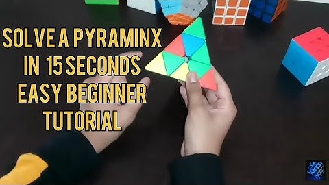 learn how to solve a pyraminx in 15 seconds.Beginner Tutorial.