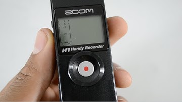 Zoom H1: Solution Solved