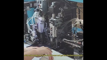 HX18B Semi Auto Notebook Elastic Band Fixing Machine