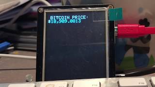 Bitcoin Price Display Bot with Arduino/ESP8266 and TFT Screen