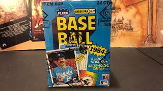 1984 FLEER CELLO BREAK  - Turn Back the Clock Tuesday