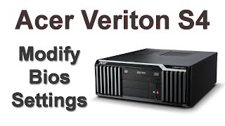 اقلاع و تعديل اعدادات البيوس في كمبيوتر Acer Veriton S4