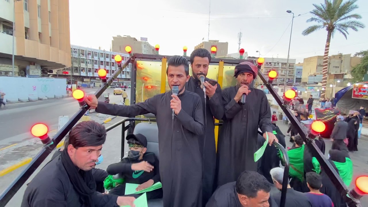 منتظر العبودي امشونه الموسى ابن جعفر يا زوار  موكب شباب علي السجاد 2021