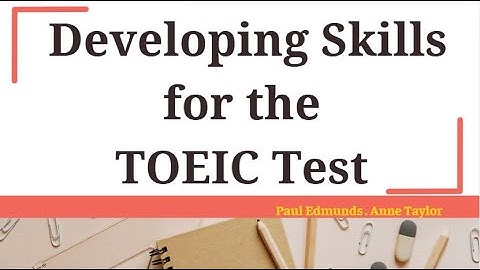 UNIT 11 & 12 l Developing Skills for the TOEIC Test