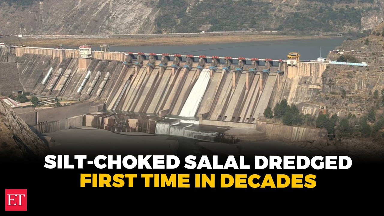 Salal Dam on Chenab dredged for first time in decades following Indus water treaty suspension