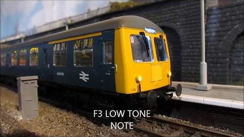 Bachmann 105 DMU DCC sound review, Modifications and model overview
