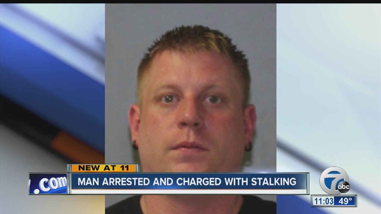 Man arrested and charged with stalking - YouTube