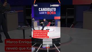 Marco Enríquez - Ominami Reveló Que Kast Le Pidió