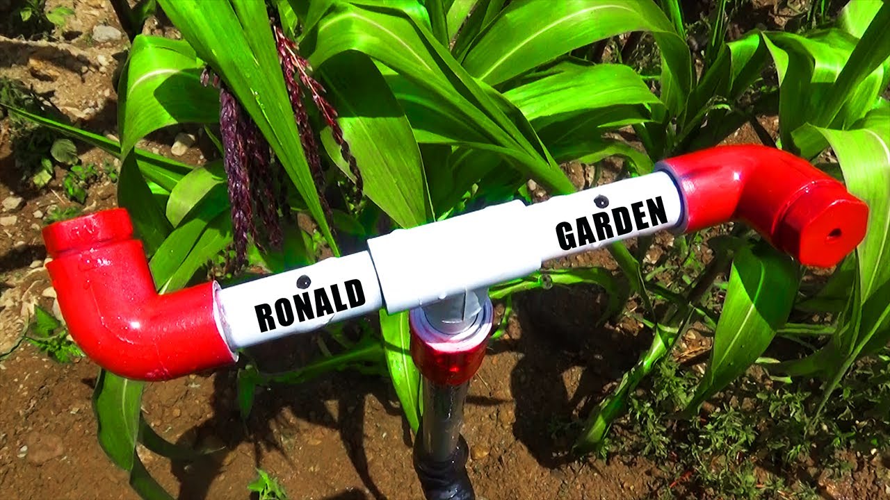 Как сделать ВРАЩАЮЩИЙСЯ ДОЖДЕВАТЕЛЬ для полива легко и дешево