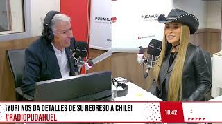 ¡Yuri nos da detalles de su regreso a Chile! #RadioPudahuel