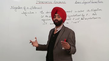 CBSE CLASS 11 MATH - MATHEMATICAL REASONING -   Basic logical connectives