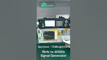 CSG9K40GA, 40GHz Signal Generators Spurious test -72dBc@20GHz  #signalgenerator #microwavetechnology