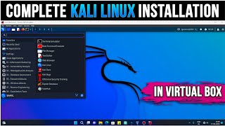 How to Install Kali Linux In Virtual Box 2024 ⚡ Process of Kali Linux Installation In Virtual Box 😁